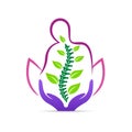 Healthy spine care management logo