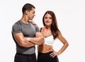 Healthy sporty couple Royalty Free Stock Photo