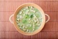Healthy spring broccoli soup Royalty Free Stock Photo