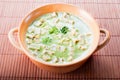 Healthy spring broccoli soup Royalty Free Stock Photo