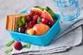 Healthy summer lunch box