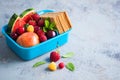 Healthy summer lunch box