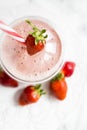 Healthy summer smoothies to go in a plastic cup