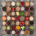 Healthy Super Food Collection Royalty Free Stock Photo