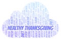 Healthy Thanksgiving word cloud