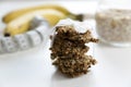 Healthy three ingredient oatmeal cookies. Recipe, healthy, gluten free, sugar free