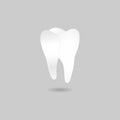 Healthy tooth banner icon icon. Vector illustration eps 10 Royalty Free Stock Photo