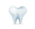 Healthy Tooth ,Under Protection, Teeth Whitening, glowing effect,3D, realistic, Dental design element, illustration for Royalty Free Stock Photo