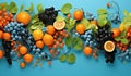 Orange fresh sweet red healthy organic background ripe fruits background food grapefruit Royalty Free Stock Photo