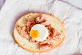 Tuna and egg sandwich Royalty Free Stock Photo