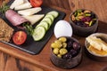 Healthy Turkish breakfast. Royalty Free Stock Photo