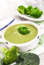 Healthy Vegan Broccoli cream soup.