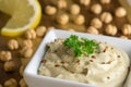 Healthy vegan diet - hummus humus