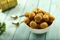 Delicious Indian vegetarian sweets- sesame balls,