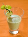 Healthy vegetable smoothie Royalty Free Stock Photo