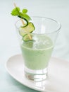 Healthy vegetable smoothie Royalty Free Stock Photo