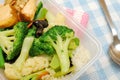 Healthy vegetables for packed lunch