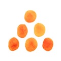 Healthy Vegetarian Dried Apricot Fruit Snack Royalty Free Stock Photo
