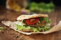 Healthy Vegetarian Spelt Burger