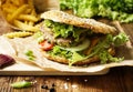 Healthy Vegetarian Spelt Burger