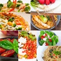 Healthy Vegetarian vegan food collage Royalty Free Stock Photo