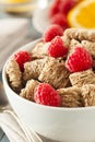 Healthy Whole Wheat Shredded Cereal Royalty Free Stock Photo