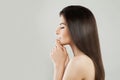 Healthy Woman with Fresh Skin Profile Royalty Free Stock Photo