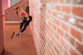 Healthy Woman Working Out With Dumbbells Royalty Free Stock Photo