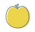 healthy yellow apple