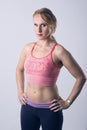 Strong Young Sports Woman Royalty Free Stock Photo