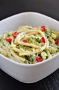 Healthy Zucchini Pasta Royalty Free Stock Photo