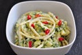 Healthy Zucchini Pasta Royalty Free Stock Photo