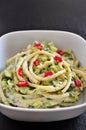 Healthy Zucchini Pasta Royalty Free Stock Photo