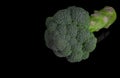 healty food background with fresh green broccol