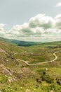 Healy Pass, a 12 km route winding through the borderlands of County Cork and County Kerry in Ireland Royalty Free Stock Photo