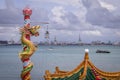 Hean Boo Thean Kuanyin Chinese Buddhist temple in Penang, Malaysia Royalty Free Stock Photo