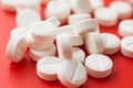 heap aspirin pills Royalty Free Stock Photo