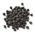 Heap of black Ceci neri chickpeas