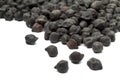 Heap of black Ceci neri chickpeas Royalty Free Stock Photo