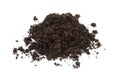 Heap of black soil