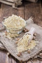 Heap of Chick Pea flour Royalty Free Stock Photo