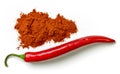 Heap of chili powder Royalty Free Stock Photo