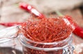Heap of Chilli Strings Royalty Free Stock Photo
