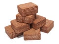 Heap chocolate wafer