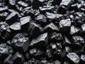 heap of coal, black charcoal