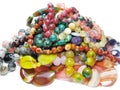 Heap of colored beads