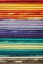 Heap of colorful fabric