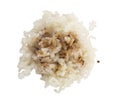 Heap Of Cooked White Rice Isolated On White Background Royalty Free Stock Photo