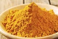 Heap of curry powder Royalty Free Stock Photo