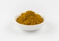 Heap of curry powder indian kitchen Royalty Free Stock Photo